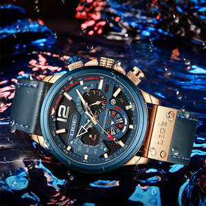 Reloj de Cuarzo para Hombre LG8959, Cronógrafo Analógico Deportivo, Caja de Aleación, Resistente al Agua 30M, con Hebilla - Product Image 4