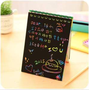 Libri da colorare in carta arcobaleno antigraffio magico per bambini - Product Image 2