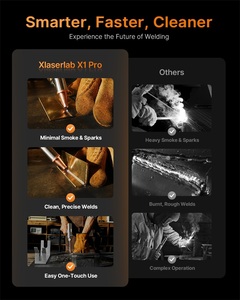 Xlaserlab X1 <span class=keywords><strong>Pro</strong></span> <span class=keywords><strong>3</strong></span> en 1, Máquina de Soldadura, Limpieza y Corte Láser Portátil de 700W, Soldador Láser Refrigerado por Aire - Product Image 5