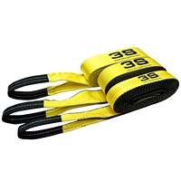 Correas de Elevación de Nailon de Alta Calidad, Cintas de Elevación de Nailon para Grúas, Correa de Elevación de Nailon Cómoda y Duradera