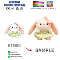 Porte-clés en peluche lapin mignon personnalisé, jouet en peluche Kawaii, animaux en peluche personnalisables, mini peluches, cadeaux de fêtes, vente en gros OEM ODM