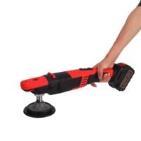 Machine de polissage de tampon de voiture sans brosse portative sans fil automatique 18V 4Ah Machine de polissage directe de batterie au Lithium