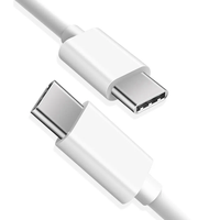 Prix de gros d'usine Câble de chargeur USB 1M 2M TPE 60W Type-C à Type-C 6A Câble de cordon de chargeur Câble Usb-C pour Iphone 15 16
