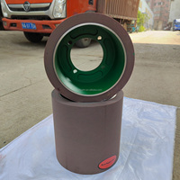 Rouleau de riz en caoutchouc SBR durable de 10 pouces sur jante de tambour en fonte de fer pour rouleaux de riz et de paddy Husker Roll Pièces de machines agricoles