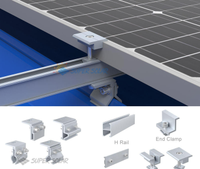 Penjepit Pemasangan Atap Surya SUPER SOLAR untuk Sistem Pemasangan Panel Surya Atap Logam, Braket Penjepit Atap