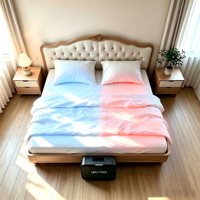 Système de refroidissement de matelas à circulation d'eau, surmatelas rafraîchissant, système de contrôle intelligent de la température pour un sommeil optimal