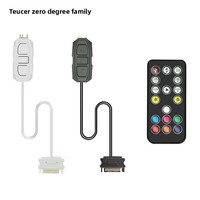 TEUCER 5Vmini ARGB Contrôleur de ventilateur de boîtier PC de bureau et de bande lumineuse 3 broches avec télécommande