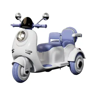 Bán buôn trẻ em; S xe máy ba bánh xe hai chỗ ngồi nhựa 6V Pin chất lượng cao trẻ em đi xe trên xe gắn máy
