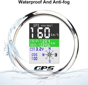 85Mm <span class=keywords><strong>LCD</strong></span> GPS Đồng Hồ Tốc Độ Phổ Kỹ Thuật Số Đồng Hồ Tốc Độ Cho Xe Buýt Xe Xe Tải Thuyền Biển Điện Xe Tay Ga - Product Image 2