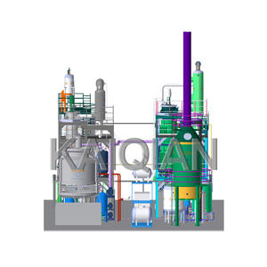 पतली फिल्म बाष्पीकरण काले इंजन मोटर तेल रीसाइक्लिंग अपशिष्ट तेल में आधार तेल आसवन उपकरण - Product Image 3