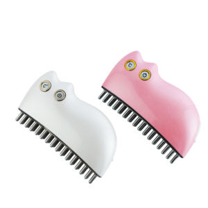 หวีป้องกันผมร่วงผลิตภัณฑ์ความงามและดูแลส่วนบุคคลรูปแมวน่ารักมีการสั่นสะเทือนด้วยไฟฟ้าสีแดง - Product Image 1