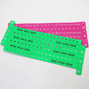 防水ビニール使い捨てリストバンド13.56mhzチップRfidブレスレットソフトPVC NFCリストバンドWaterparkアクセス制御用 - Product Image 4