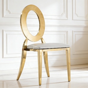 Chaises de banquet de qualité commerciale en or premium, résistantes aux intempéries, pour mariages en plein air, réceptions et événements spéciaux - Product Image 2
