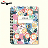 Carnet créatif à spirale format A5, reliure double spirale, pages perforées, fournitures de bureau et scolaires, usine de fabrication, carnet de sublimation DIY