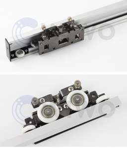 Sistema de Herrajes para Puerta Corredera de Madera con Cierre Suave y Ajuste Mágico, Capacidad de Carga de 60 kg - Product Image 4