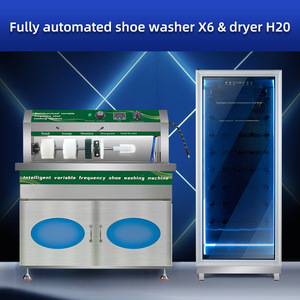स्वचालित स्टेनलेस स्टील जूता वाशिंग मशीन क्षमता इलेक्ट्रिक भाप क्लीनर और ठंडे पानी की सफाई और सुखाने की प्रक्रिया - Product Image 5