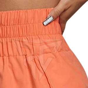 Short de sport pour femmes du fabricant professionnel taille haute 100% coton respirant motif chaud pour une utilisation en salle de yoga - Product Image 5