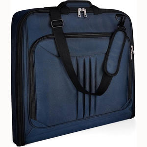 Échantillon gratuit Sac de voyage pour costume imperméable à suspendre Sac de costume pliable avec sangle pour les affaires Grand sac de transport pour vêtements pour les voyages - Product Image 1