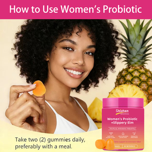 Gummies Probiotiques Végétaux pour Femmes + Hamamélis pour le Soutien Quotidien et le Bien-être Intime Féminin - Product Image 2