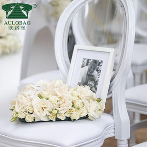 เก้าอี้ราชาทำจากโลหะใช้งานสำหรับงานแต่งงานสมัยใหม่สไตล์ฝรั่งเศสสำหรับกลางแจ้งและห้องนั่งเล่น - Product Image 6