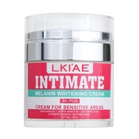 KYLIEFIT Crème Intense Éclaircissante pour Zones Intimes, Aisselles, Anti-Taches Foncées à l'Arbutine, Blanchissante pour Peaux Sensibles