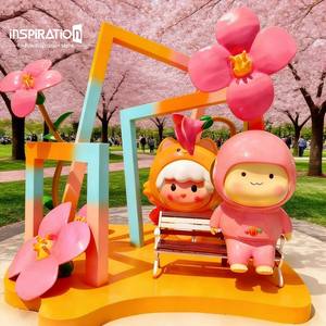 รูปปั้นการ์ตูนไฟเบอร์กลาสธีมอนิเมะสำหรับงานอนิเมะเอ็กซ์โป งานเทศกาลวัฒนธรรมญี่ปุ่น และงานเฉลิมฉลองมังงะ - Product Image 1