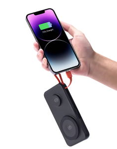 Nueva llegada 3-en-1 Banco de energía 10000mAh Banco de energía inalámbrico móvil de carga súper rápida con Cablefor auriculares/teléfono/reloj - Product Image 6
