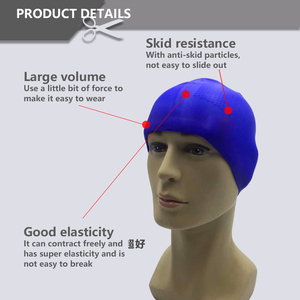 <span class=keywords><strong>Bonnet</strong></span> <span class=keywords><strong>de</strong></span> <span class=keywords><strong>bain</strong></span> personnalisé imprimé, doux et élastique, réutilisable, avec intérieur en silicone, inodore, antidérapant, pour piscine - Product Image 4