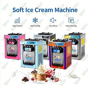 Máquina de helado suave de sobremesa WICE, máquina automática de helado para mostrador, máquina de sorvete de 3 sabores - Product Image 3