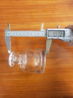 Logo personnalisé 50ml 100ml 150ml 250ml bouteilles d'apothicaire rondes en verre vides avec bouchons en verre