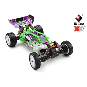 XK WLToys 104002 1/10 스케일 4WD 60 KM/H 고속 자동차 브러시리스 모터 라디오 제어 버기 자동차 장난감 모델 2022 완구