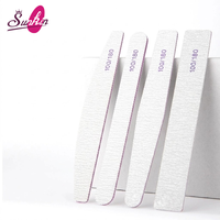 Lime à ongles japonaise en sable gris, motifs personnalisables, différentes granulométries 80 100 180 240, outils de soin des ongles, lime à polir les ongles