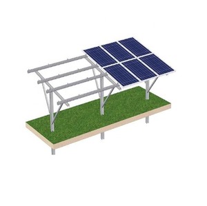 Soporte de tornillo de tierra del sistema de montaje solar de aluminio para paneles solares fotovoltaicos - Product Image 1