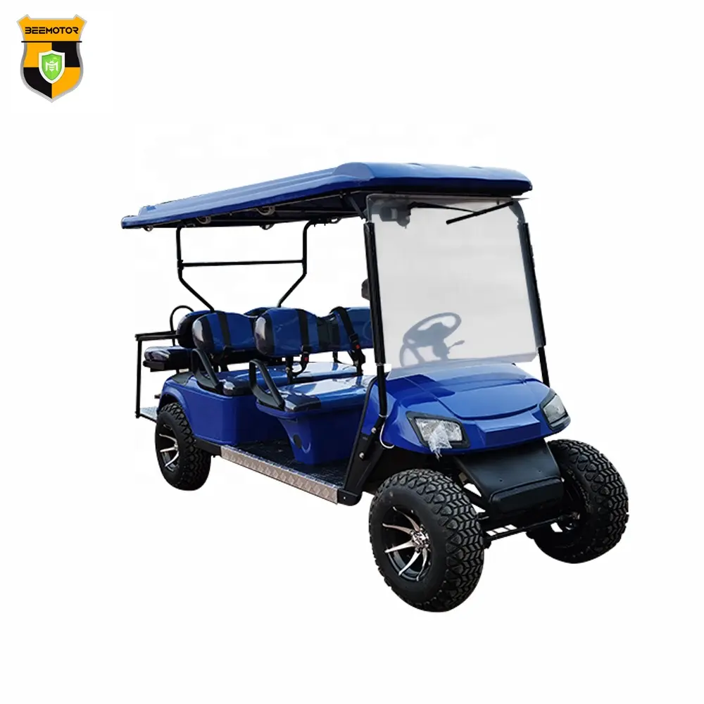 Carrito de Golf eléctrico para adultos, carrito de Golf individual con 6 asientos, precio de fábrica