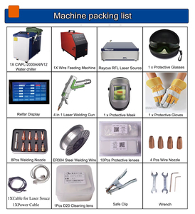 Max 3000W 4in1 Dne Laser Machine de soudage Cutter Cleaner Rouille Remover Fiber Laser Welder - Product Image 3