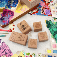 Tampons encreurs personnalisés en bois pour artisanat et scrapbooking – Vente en gros directe usine