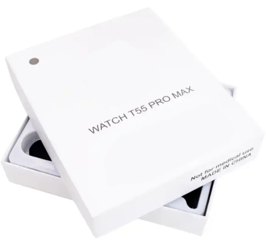 Orologio fabbrica 2024 originale T55 pro max smartwatch con auricolari 1.44 pollici Bt call serie 8 Sport smartwatch