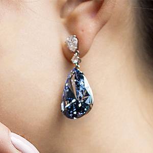 CAOSHI جديد وصول 925 الفضة تصفيح إبرة الأزرق ماس وردي تشيكوسلوفاكيا أقراط ذات جواهر متدلية الكمثرى قطع الكريستال انخفاض الأقراط ل الزفاف - Product Image 3