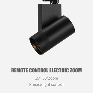 Projecteur LED motorisé à zoom sur <span class=keywords><strong>rail</strong></span>, avec angle de faisceau réglable et CRI élevé, <span class=keywords><strong>luminaire</strong></span> d'accentuation pour applications d'exposition muséale - Product Image 5