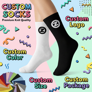 Wholesale Custom logo Anti Slip Grip <b>Socks</b> Custom Quick Dry <b>Moisture</b> Wicking Cotton Crew Sports <b>Socks</b> for Training - Product Image 1