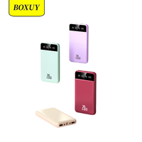 Banco de Energía Portátil Mini Delgado de Nuevo Estilo, 10000 mAh, Doble USB, Iluminación LED, Banco de Energía de 10000 mAh
