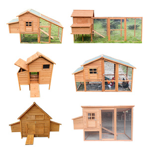 กรงไก่คุณภาพสูงขนาดใหญ่ กันน้ำ ทำจากไม้ สำหรับสัตว์เลี้ยงกลางแจ้ง - Product Image 6