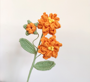 Flores populares <span class=keywords><strong>de</strong></span> <span class=keywords><strong>ganchillo</strong></span> <span class=keywords><strong>de</strong></span> un solo tallo Clavel Calla Lily Rose jazmín flor para el día <span class=keywords><strong>de</strong></span> la madre Boda Regalos <span class=keywords><strong>de</strong></span> San Valentín - Product Image 3