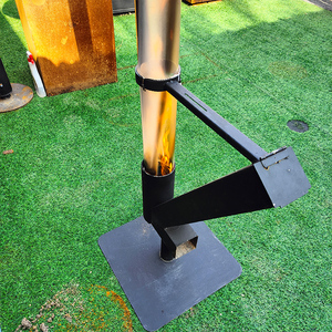 Chine Petites cheminées <span class=keywords><strong>Mini</strong></span> poêles à granulés de <span class=keywords><strong>bois</strong></span> biomasse Chauffage à granulés durable extérieur écologique - Product Image 6