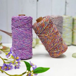 Colliers et cordes en macramé, cordes de tissage spéciaux en Fiber, bricolage artistique, 4MM, 50 m - Product Image 1