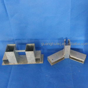 แผ่นยึดเสา/ฐานเสาแบบยึดด้วยสลักเกลียว/ฐานเสาแบบกลมและสี่เหลี่ยมสำหรับรั้ว - Product Image 2