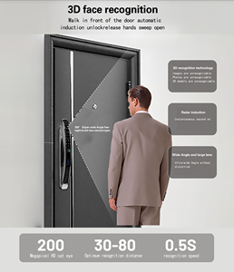OEM & ODM Интеллектуальный Цифровой зритель отпечатков пальцев Дверной звонок Tuya Wi-Fi отпечатков пальцев 3d лицо Домофон в режиме реального времени умный дверной замок - Product Image 4
