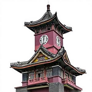 Relojes de Resina Art Deco Grandes para Paisajes, Decoraciones para Jardines de Flores, Relojes de Torre y Decoración para Sala de Estar - Product Image 1