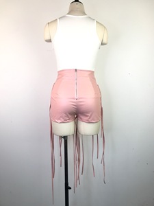 Pantaloncini da donna pantaloncini estivi in <span class=keywords><strong>ecopelle</strong></span> pantaloncini pantaloncini con nappa pantaloncini Casual Skinny Skinny - Product Image 5