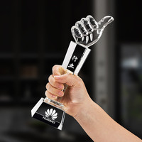 Trofeos de Cristal Personalizables de Alta Calidad con Logotipo, Estilo Artístico Personalizado, Técnica Pulida, Trofeos en Blanco